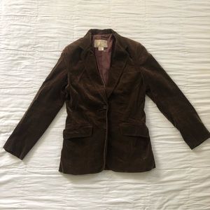 Vintage Brown Velvet Blazer